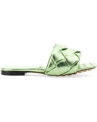 Bottega Veneta - Flat Sandal The Lido Leather - Lyst