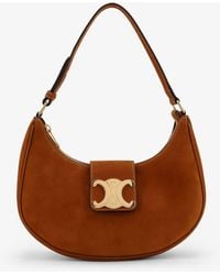 Celine Ava Medium Shoulder Bag in Black | Lyst