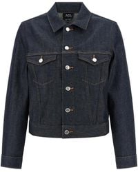 A.P.C. - Denim Jackets - Lyst