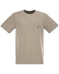 Carhartt - Cotton T-Shirt With Pocket - Lyst