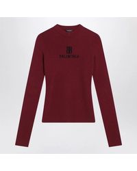Balenciaga - Ribbed Nano Bb Sweater - Lyst