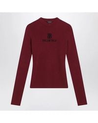 Balenciaga - Ribbed Nano Bb Sweater - Lyst