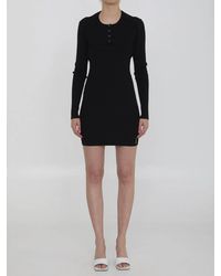 Alexander Wang - Twin-Set Dress With Cropped Cardigan - Lyst