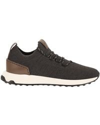 Tod's - Technical Fabric Sneakers With Leather Inserts - Lyst