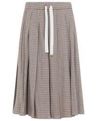 Moncler - Miscellaneous Pleated Skirt - Lyst