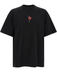 44 LABEL - T-Shirt With Padlock Print - Lyst