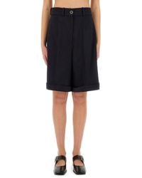 Patou - Wool Bermuda Shorts - Lyst