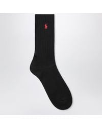 Polo Ralph Lauren - Cotton-Blend Logo Socks - Lyst