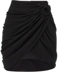 Isabel Marant - 'Sabrina' Skirt With Asymmetrical Draping - Lyst