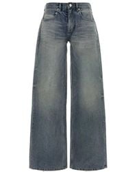 Balenciaga - Denim Wide-Leg Jeans - Lyst