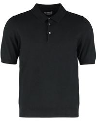 THE (Alphabet) - Short Sleeve Cotton Polo Shirt - Lyst