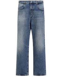 Givenchy - Round Regular Fit 5 Pockets Denim Jeans - Lyst