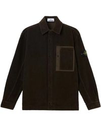 Stone Island - Corduroy 800 Overshirt - Lyst