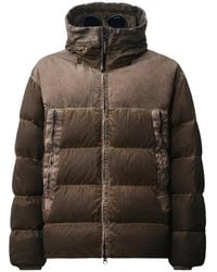 C.P. Company - C.P.Company Goggle-Detail Quilted Medium Jacket - Lyst