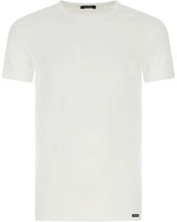 Tom Ford - T-Shirt Crewneck Cotton Stretch Jersey - Lyst