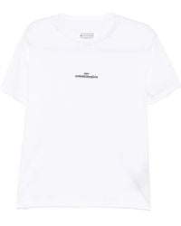 Maison Margiela - Distorted Logo T-Shirt - Lyst