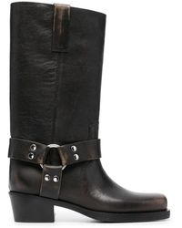 Paris Texas - Calf Leather Roxy Boot - Lyst
