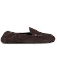 Celine - Adam Suede Loafers - Lyst