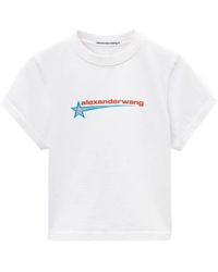 Alexander Wang - Crystal Hotfix Star Jersey T-Shirt - Lyst