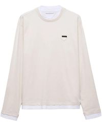 Prada - Neutrals T-Shirts & Vests - Lyst