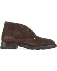 McQueen - Suede Boot - Lyst