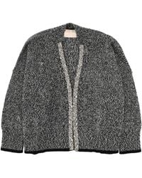 Circus Hotel - Cardigan With Mouliné Workmanship - Lyst