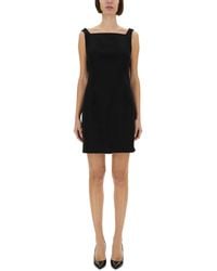 Givenchy - Crepe And Satin Dress - Lyst