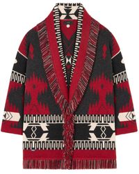 Alanui - Icon Jacquard Cashmere Cardigan - Lyst