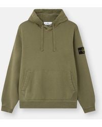 Stone Island - Hooded Knit Sweater Hoodie - Lyst