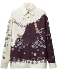 Versace - Printed Silk Shirt - Lyst