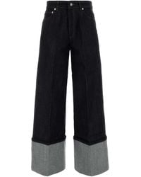 Givenchy - Denim Wide-leg Jeans - Lyst