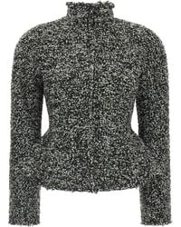 Alberta Ferretti - Bouclé Blazer - Lyst