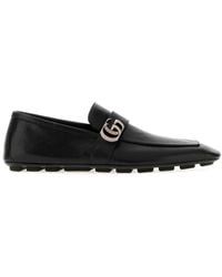 Gucci - Leather Loafers - Lyst