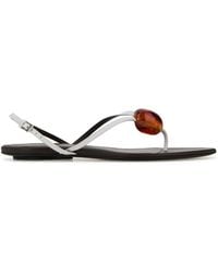 Alaïa - Leather Sandals - Lyst