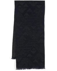 Emporio Armani - Wool Scarf - Lyst