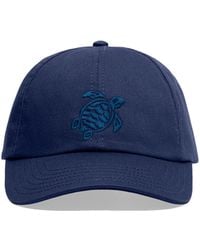 Vilebrequin - Kids' Cotton Cap With Embroidered Turtle - Lyst