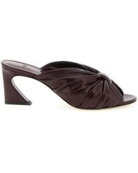Fendi - Arco Sandals Bordeaux - Lyst