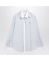 Acne Studios - Layered Poplin Button-Up Shirt - Lyst