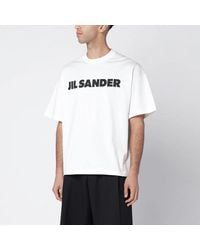 Jil Sander - Boxy T-Shirt With Logo - Lyst
