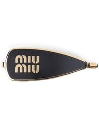 Miu Miu - Logo Hair Accessory - Lyst