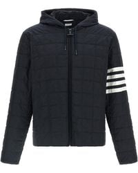 Thom Browne - '4Bar' Ripstop Shiny Jacket - Lyst