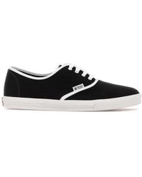 Prada - Solid Cotton Drill Sneakers - Lyst