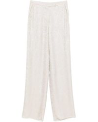 Emporio Armani - Straight-Leg Trousers - Lyst