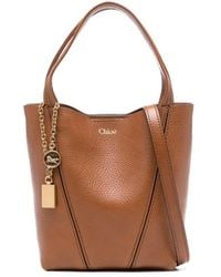 Chloé - Spin Piccola Leather Tote - Lyst