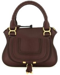 Chloé - Chloé 'Marcie' Bag With Saddle Stitching - Lyst