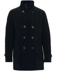 Herno - Double-Breasted Nylon Down Jacket - Lyst