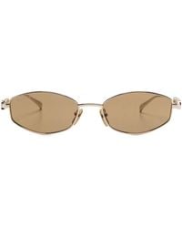 Gucci - Golden Metal Sunglasses - Lyst