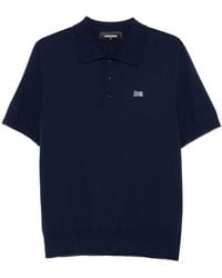 DSquared² - Logo-Embroidered Cotton Polo Shirt - Lyst
