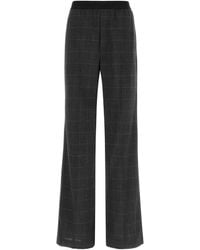 Balenciaga - Dark Tartan Trousers - Lyst