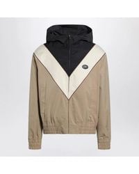Valentino - Butter And Camel Jacket With Vlogo Patch - Lyst
